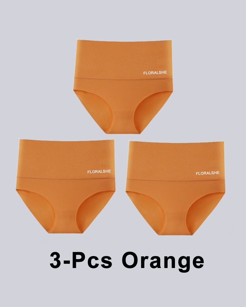 Pack de 5 braguitas de cintura alta y control de abdomen